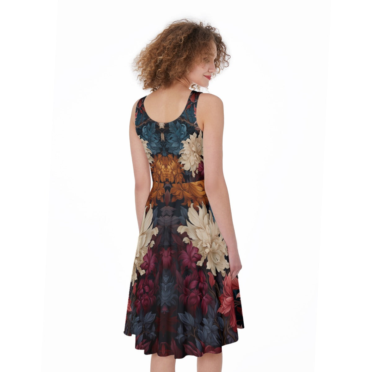 Autumn Ember - Women's Sleeveless Dress